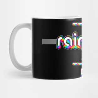 Rainbow 1960 ColorGroove Retro-Rainbow-Tube nostalgia (wf) Mug